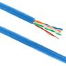 BeMatik - Cavo di rete LAN UTP bobina categoria cat.6 23AWG CCA rigido blu 305 m