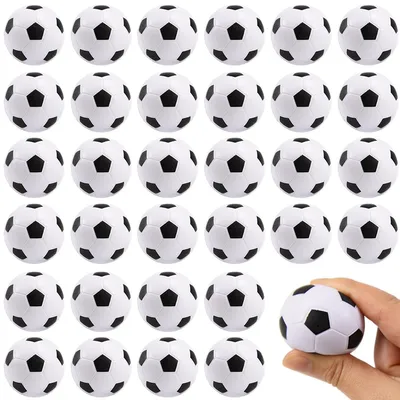 10Pcs 4cm Soccer Bouncy Ball Kids Sports Theme Birthday Party Favors Rubber Squeeze Football Toys