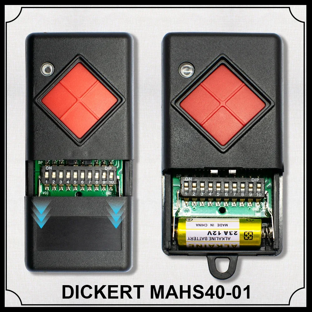 Fernbedienung 40 MHz DICKERT 1 Taste 40,685 MHz MAHS40-01MAHS40-04 Garagentoröffner Sender Ersatz Image