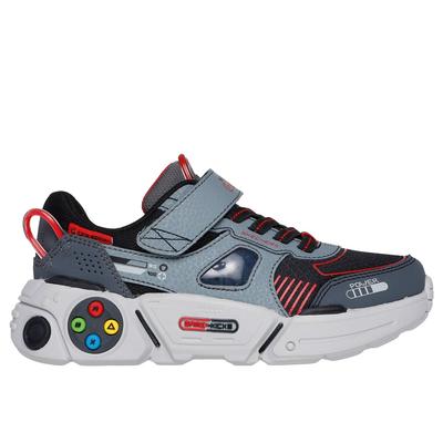 Skechers Boy's Game Kicks: Gametronix 2.0 Sneaker | Size 10.5 | Gray | Synthetic/Textile | Machine Washable