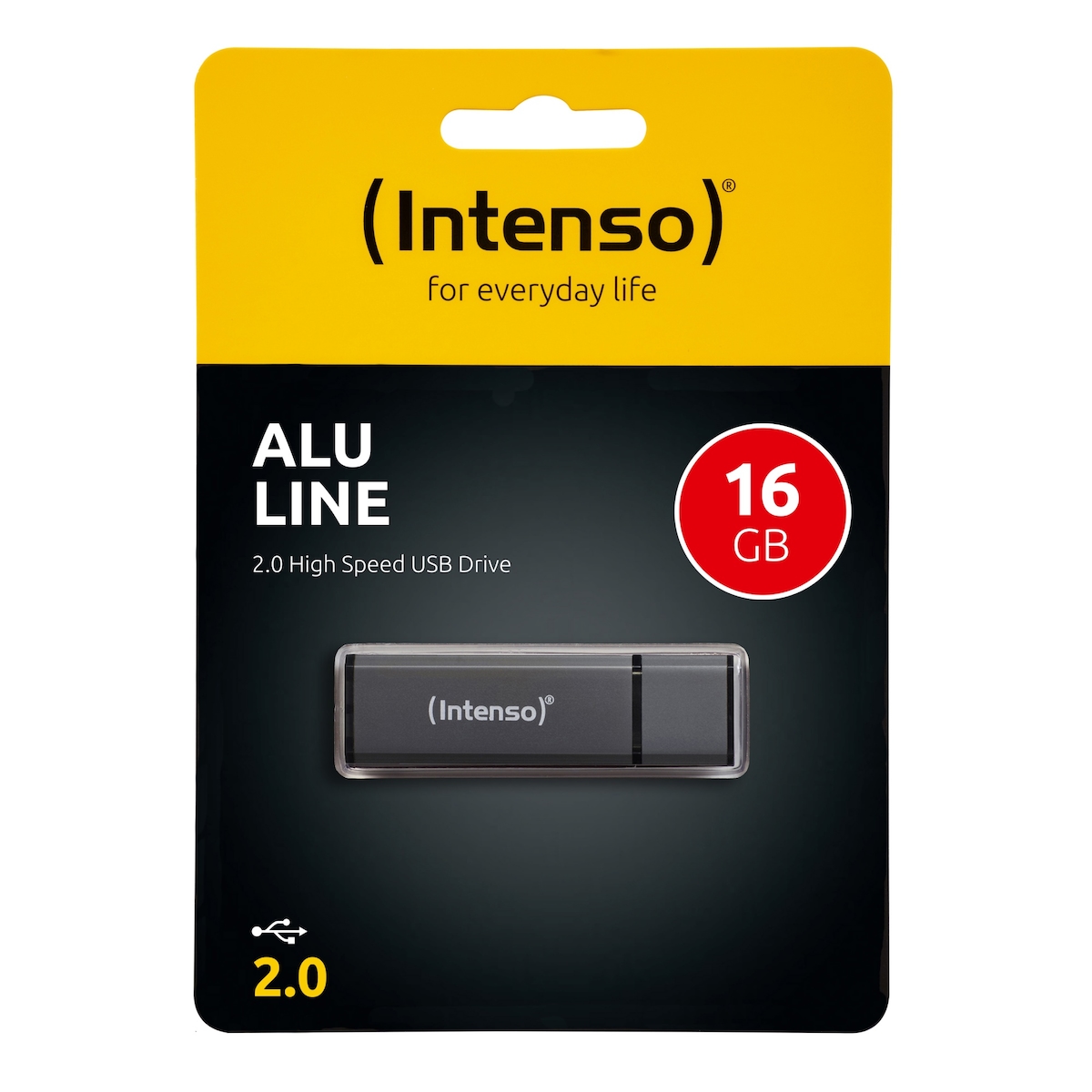Intenso USB-Stick 2.0 Alu Line 16 GB anthrazit Image