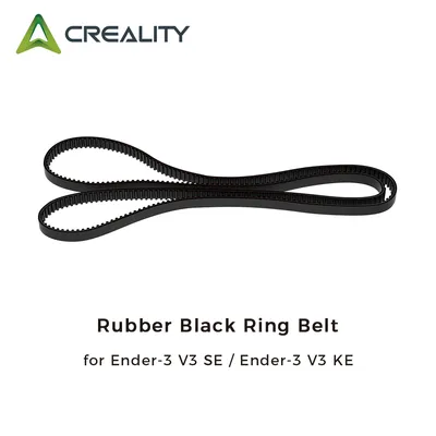 Creality Ender-3 V3 SE / Ender-3 V3 KE Ring Belt Rubber Black 2GT W6×L630 Original 3D Printer Accessories