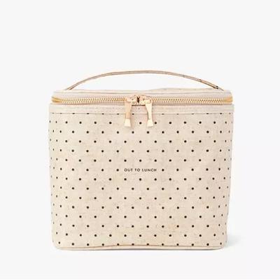Kate Spade Kitchen | Kate Spade New York Out To Lunch Polka Dot Lunch Tote | Color: Black/Cream | Size: Os