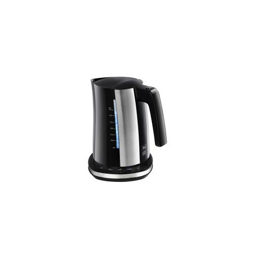 Melitta 6766976 Wasserkocher 1,7 L 2400 W Schwarz, Edelstahl