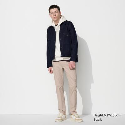 Uniqlo - Cotton Ultra Stretch Skinny Colour Jeans - Beige - L