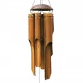 Cloche et tube mural en bambou fait à la main grand ampli vent extérieur décorations tendance