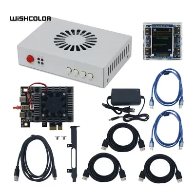 Wishcolor DMA Video Overlay Box HDMI-kompatibler Videoprozessor + STARK 75T DMA Board + KMBOX NET Version DIY Kit Image