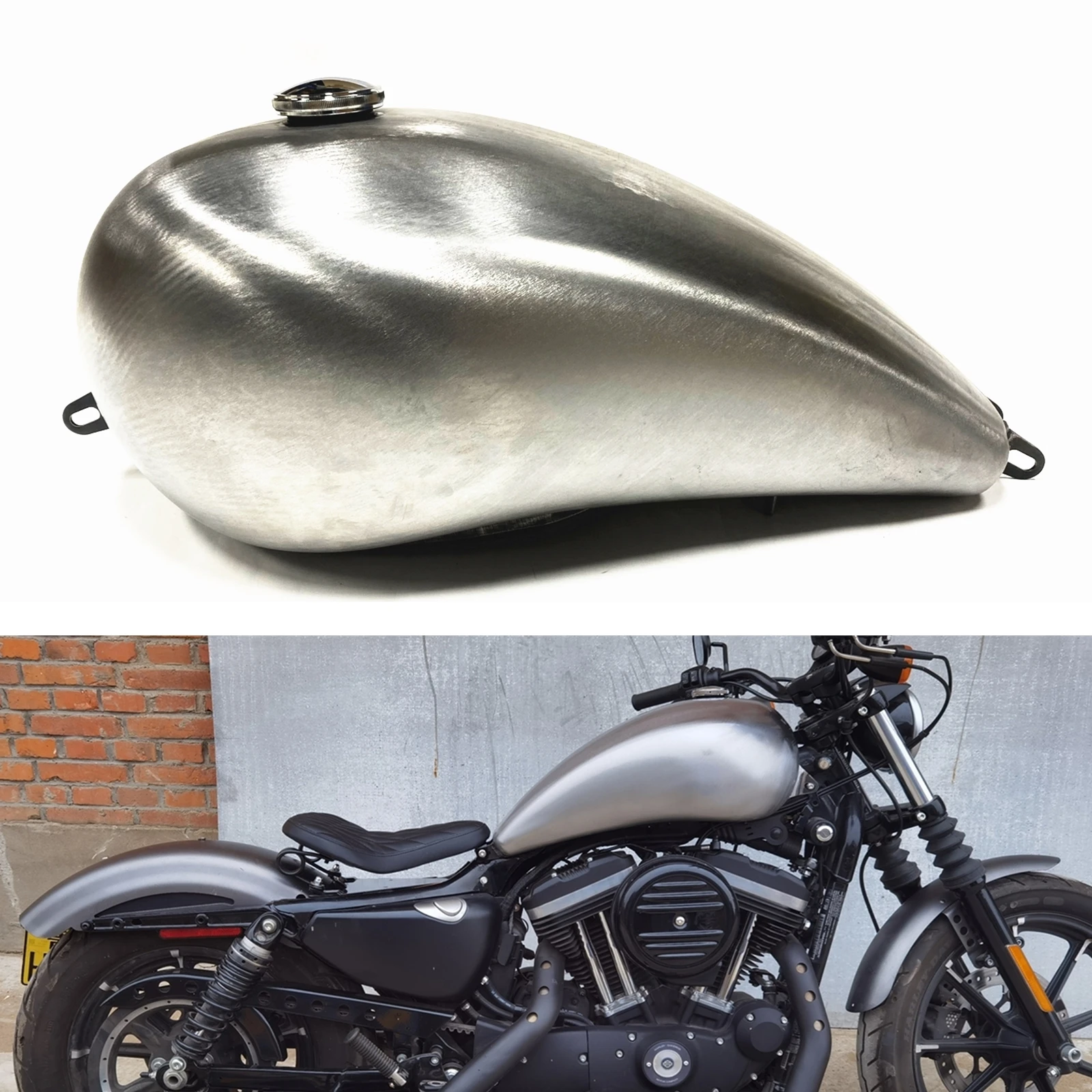 Für Harley-Davidson Sportster XL 883 1200 48 Forty Eight XL1200X 2007-2022 20L Motorrad Öl Benzin Gas Kraftstoff tank Mit Kappe