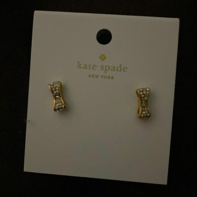 Kate Spade Jewelry | Kate Spade Small Gold Bow Earrings. | Color: Gold | Size: Os