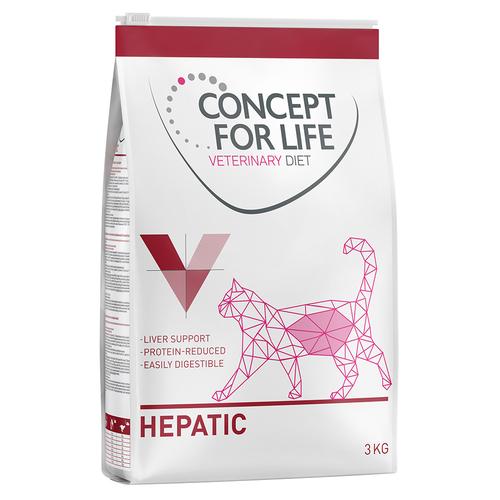 3 kg Concept for Life Veterinary Diet Hepatic Trockenfutter für ausgewachsene Katzen