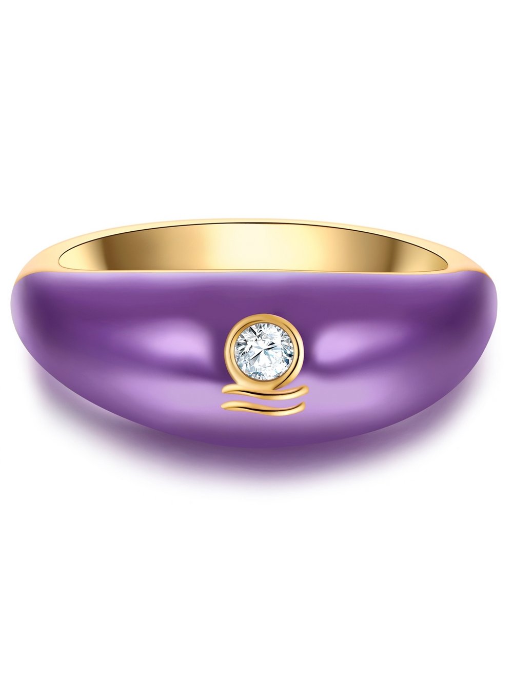 Glanzstücke München Ring Damen gold, 54 Image