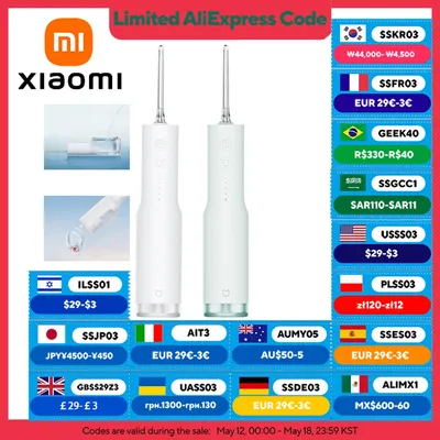 XIAOMI MIJIA F300 Portable Oral Irrigator Dental For Irrigator Teeth Water Flosser Oral Cleaner