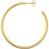 Paar Creolen THOMAS SABO "Chunky groß, CR641-001-21, CR641-413-39", gold (gelbgoldfarben), Ohrringe, Damen, Silber 925 (Sterlingsilber)