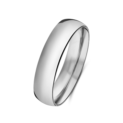 Lucardi Ring Stahl Silber - 50mm Damen Image
