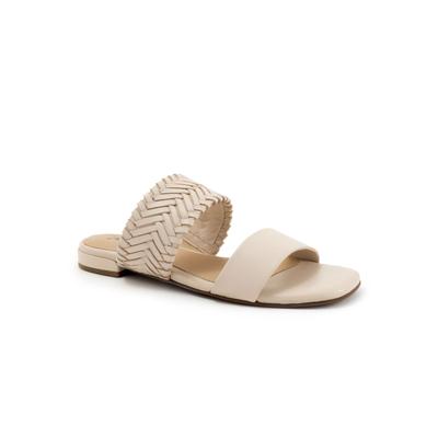 Wide Width Women's Nalane Sandal by Trotters in Ivory (Size 7 1/2 W)