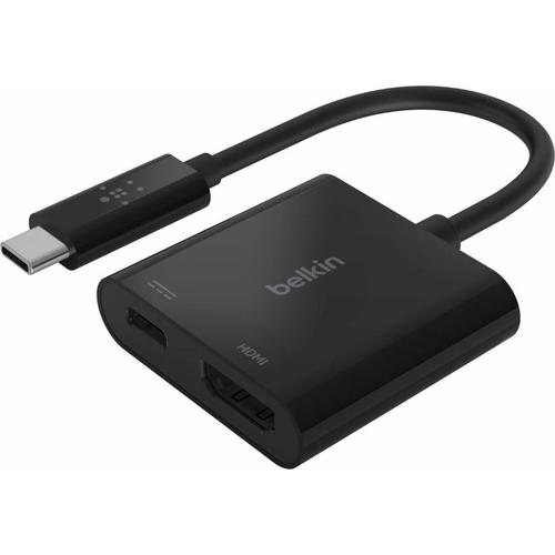 BELKIN Laptop-Adapter ""USB-C auf HDMI-Adapter mit 60 W PD"" Adapter schwarz