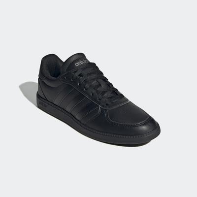 Sneaker ADIDAS SPORTSWEAR "BREAKNET SLEEK", Gr. 41, schwarz (core schwarz, core schwarz, iron metallic), Synthetik, sportlich, Schuhe Image