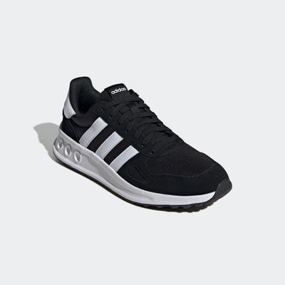 Sneaker ADIDAS SPORTSWEAR "RUN 84", Gr. 41, schwarz-weiß (core schwarz, cloud weiß, carbon), Textil, Leder, Synthetik, s