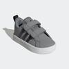 Klettschuh ADIDAS SPORTSWEAR "VS PACE 2.0 KIDS", Gr. 26, schwarz-weiß (grau three, core schwarz, cloud weiß), Synthetik, Textil, sportlich, Schuhe, für Kinder