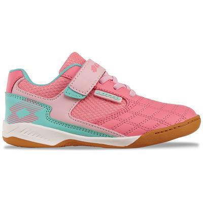 Hallenschuh LOTTO, Kinder, Gr. 34, pink (fr.pink, rose), Synthetik, Kunstfaser, mehrfarbig, sportlich, Schuhe, - mit nicht-färbender Sohle Image