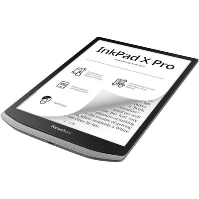 POCKETBOOK E-Book "InkPad X Pro DACH-Version", grau, 32 GB, Tablets/E-Book Reader, inklusive Wacom Stylus und Schutzhülle mit Sleep-Cover-Funktion Image