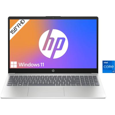 HP Notebook "15-fd1075ng" Notebooks Gr. 16 GB RAM 512 GB SSD, Core 7, Windows 11 Home, silberfarben (silber)