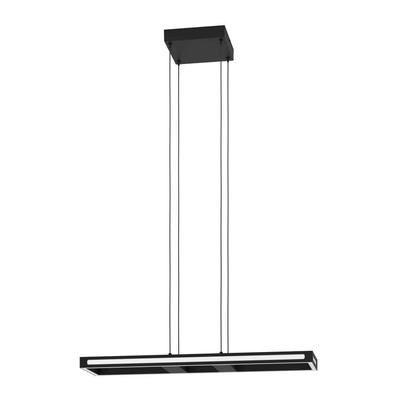 EGLO Hängeleuchte "SALVILANAS-Z", schwarz-weiß (schwarz weiß), H: 110,00cm, Lampen, Hängelampe, ZigBee, App und Sprachsteuerung Alexa, dimmbar, 77 cm Image