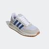 Sneaker ADIDAS SPORTSWEAR "RUN 84", Gr. 40, weiß (cloud weiß, royal blau, grau one), Textil, Leder, Synthetik, sportlich, Schuhe, inspiriert vom Design des adidas LA Trainer
