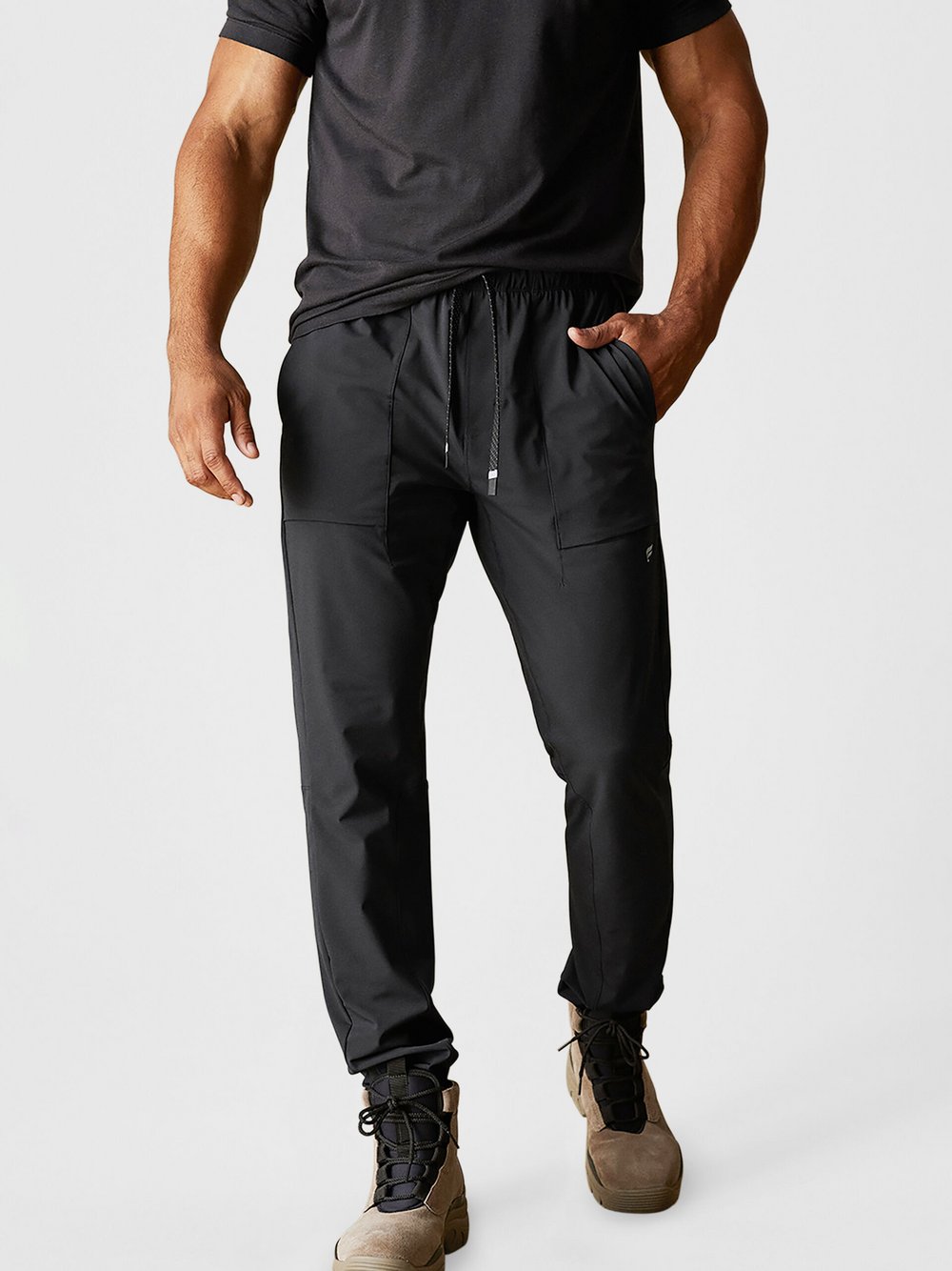 Fabletics Trainingshose Herren schwarz, L Image