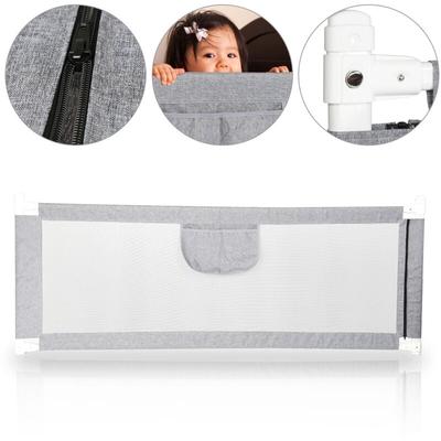 SWANEW Bettgitter Bettschutzgitter Klappbar Kinder Bettgitter Tragbar Babybettgitter