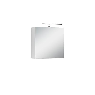 Spiegelschrank mit Soft-Close-Türen, mit Beleuchtung, B 60 cm, weiß