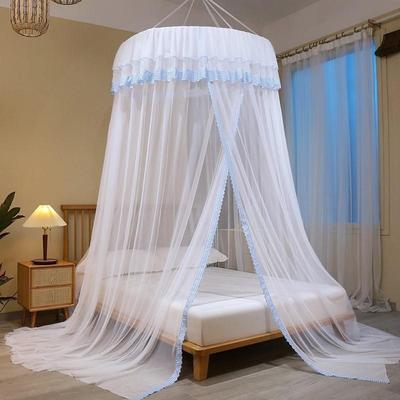 Mosquito Net Bed Canopy with Princess Top Easy to Install Suitable for Adult and Children King Size Bed