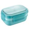 Lunch Box 1900 ml, Bento Box Back To School Lunch Box with 5 Compartments, Leak-Proof Lunch Box Sustainable with Spoon, Lunch Box Children, Lunch Box for School, Work, Picnic, Reien