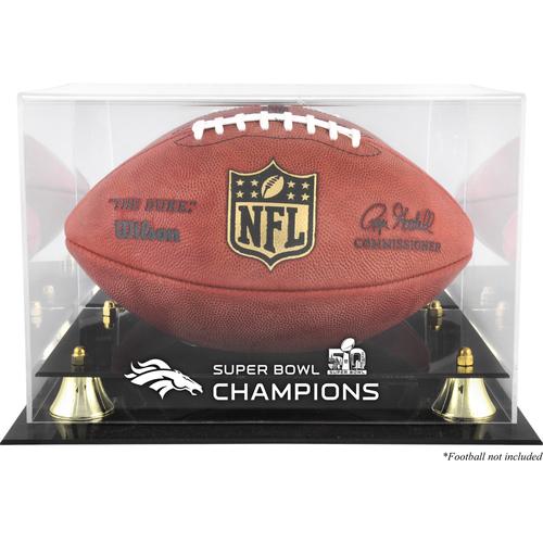 Denver Broncos Golden Classic Football Super Bowl 50 Champions Logo Vitrine