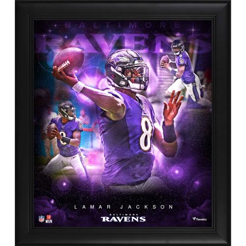 Lamar Jackson Baltimore Ravens Gerahmte Collage „Stars of the Game“, 15 x 17 Zoll