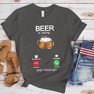 Bier Cosplay Kostüm T-Shirt-Ärmel Bedruckt Bier Klassisch Streetstyle Für Paar Herren Damen Erwachsene Karneval Oktoberfestbier Heißprägen Party Casual Image