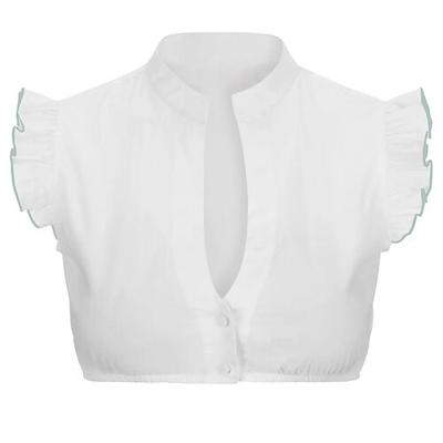 Karneval Oktoberfestbier Kostüm Dirndlbluse Bayerisch Dienstmädchen Deutsch München Wiesn Damen Stoff im traditionellen Stil Image