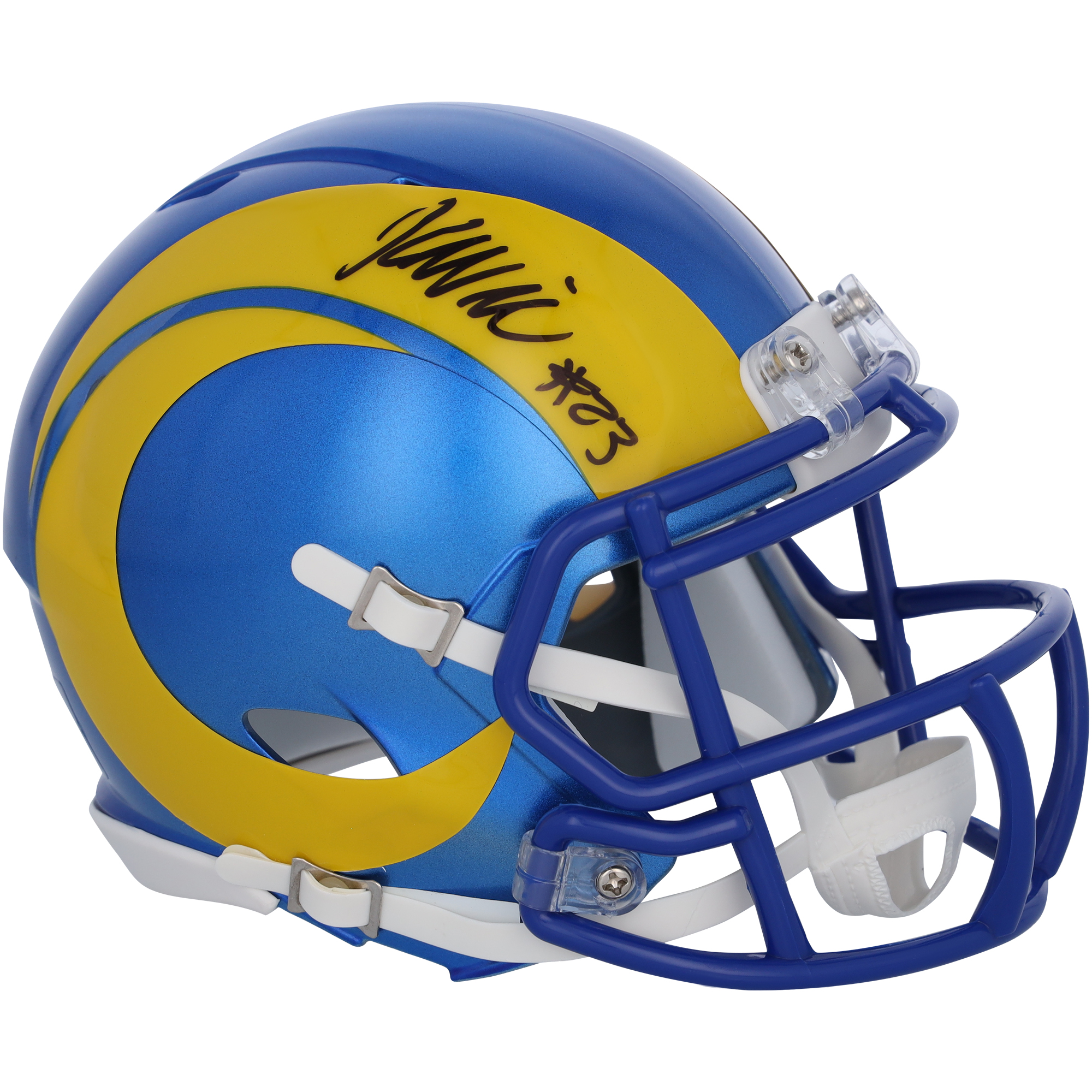 "Kyren Williams – Los Angeles Rams – Signierter Speed-Mini-Helm" Image