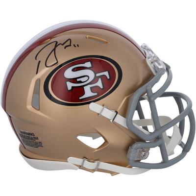 Von Brandon Aiyuk signierter Speed-Mini-Helm der San Francisco 49ers Image