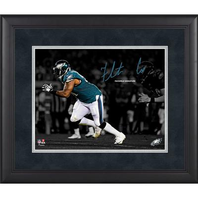 Fletcher Cox Philadelphia Eagles Faksimile Signatur gerahmt 11" x 14" Spotlight Foto Image
