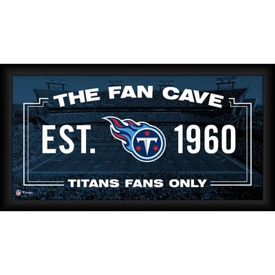 Tennessee Titans – Gerahmte Fan-Cave-Collage, 25,4 x 50,8 cm Image