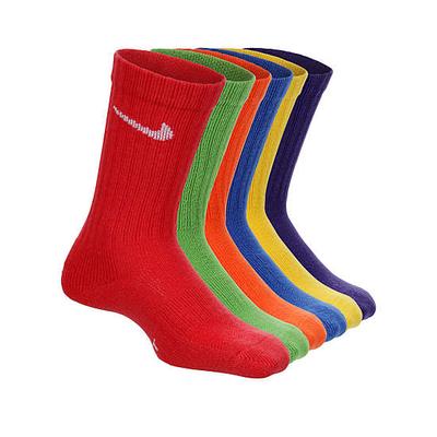 Nike Unisex 5-7 Crew Socks 6 Pairs
