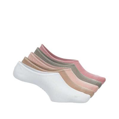 Steve Madden Womens Patterned Microfiber Liner Socks 5 Pairs