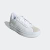 Sneaker ADIDAS SPORTSWEAR "VL COURT BOLD", Gr. 40, weiß (cloud weiß, cloud weiß, crystal weiß), Leder, Synthetik, sportlich, Schuhe, Design auf den Spuren des adidas Gazelle Bold, Topseller