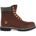 Timberland, Lace-up Boots, male, Brown, 7 UK, Waterproof Leather Ankle Boot in Dark Brown, Shoes