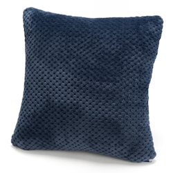 Kissen Damier blau 40x40 - Quadrat Polyester Amadeus 40x8 cm Image