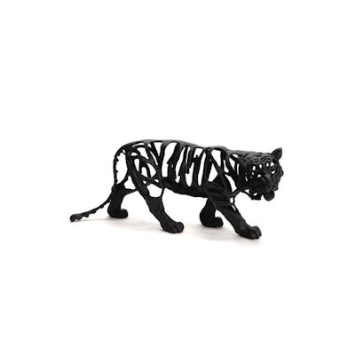 Tiger savanne schwarz matt - Amadeus Harz 45x15 cm Image