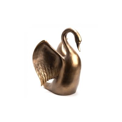 Stellbarer Schwan 60 cm - Gold Anderes Harz Amadeus 50x47 cm Image
