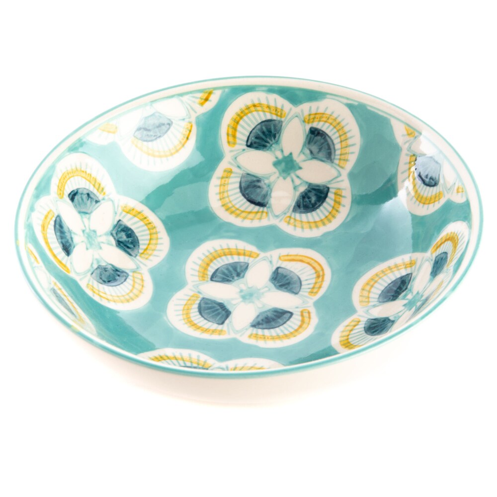 Tiefer Teller Florida x6 - Blau Rund Steinzeug Amadeus Image