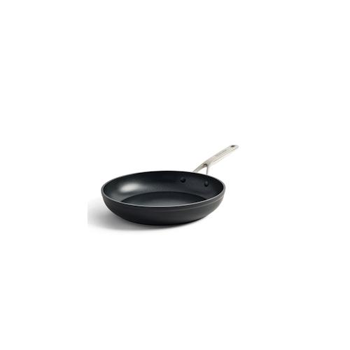 Pfanne 24 cm aus gehärtetem Schmiedeeisen - Schwarz Rund Aluminium Kitchenaid